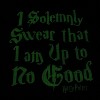 Harry Potter Girls' I Solemnly Swear Glow In The Dark Raglan T-Shirt - 3 of 4