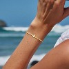 Gold Bracelets for Women 14K Gold Plated Beaded Bracelets Gold Stretch Bead Bracelet Handmade Ball Charm Bracelet - 2 of 4