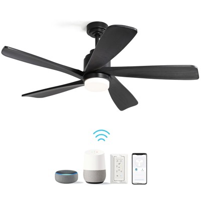 Sofucor 52'' Ceiling Fan with Light and Remote Control for Indoor/Outdoor