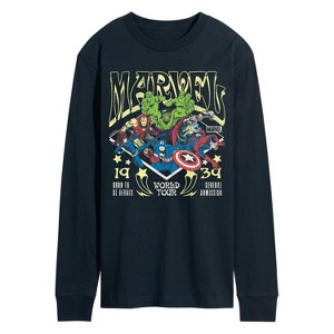 Men's - Marvel - Avengers Concert Tee Style Long Sleeve Graphic T-Shirt - 1 of 4