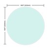 Bencmate Coffee Tables Round Glass Table Top For Living Room, Office, Tabletop Only, Anti-Impact, Heat-Resistant Glass, Clear, :24"*24"*0.47" - 3 of 4