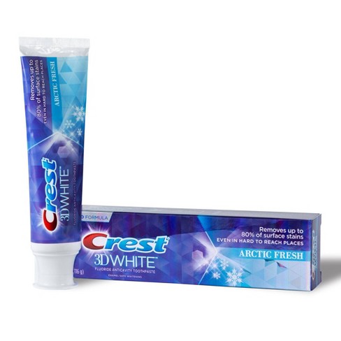 Crest 3D White Arctic Fresh Whitening Toothpaste Icy Cool Mint - 4.1oz ...