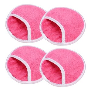 Unique Bargains Cleansing Daily Face Wash Sponges Exfoliating Fingers Glove 4 Pcs - 1 of 4