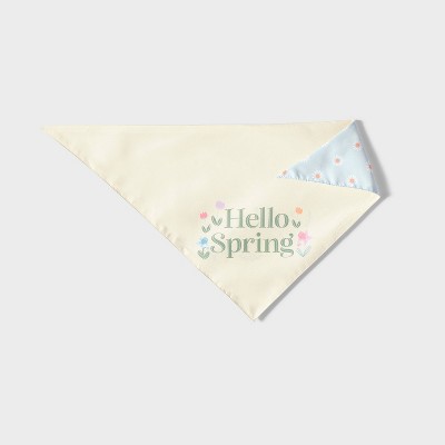 Hello Spring Floral Cat and Dog Bandana - Boots &#38; Barkley&#8482; One Size Fits Most_1