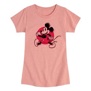 Girls' - Disney - Mickey & Friends Fitted Short Sleeve Graphic T-Shirt - 1 of 4