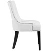 Modway Marquis Dining Chair Faux Leather Set of 2 - White - 3 of 4