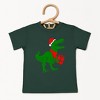 The Juniper Shop Dino Present Toddler Short Sleeve Tee - 4T - Forest - 2 of 3