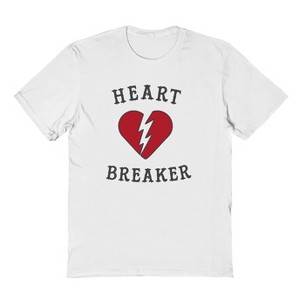 Social Collective Men's Heart Breaker  Valentines Day Short Sleeve Graphic Cotton T-Shirt - 1 of 3