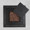 Rattan Fire Table, Square Wicker Fire Table, Adjustable Flame Outdoor Woven Rattan Fire Pit For Backyard, Garden - 2 of 4