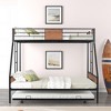 Metal Twin over Full Bunk Bed with Trundle - 2 of 4