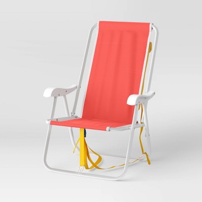 Backpack Patio Chair - Red - Sun Squad™