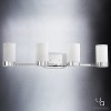 Urban Ambiance Luxury Contemporary Bathroom Vanity Light,  7.5"H x 34.5"W,  Polished Chrome Finish, UHP2294 - 3 of 4