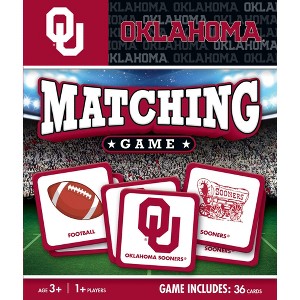 MasterPieces Officially Licensed NCAA Oklahoma Sooners Matching Game for Kids and Families - 1 of 4