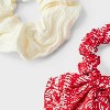 Crinkle Hair Twisters with Tails Set 2pc - Universal Thread™ Red - 2 of 2