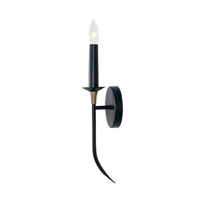 Capital Lighting Amara 1 - Light Wall Light in  Matte Black/Brass