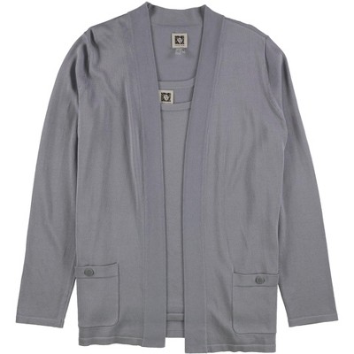 Anne Klein Womens Set Cardigan Sweater