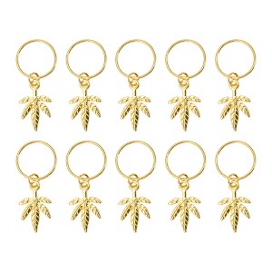 Unique Bargains Wings Hair Ring Pendants 10 Pcs - 1 of 4