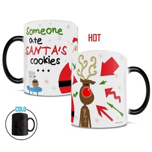RazlDazl Christmas Collection (Rudolph Did It) Morphing Mugs Heat