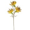 Dried Sunflower Stems – 44"H Artificial Yellow Florals with Bendable Petals, EVA Foam & Wire (Set of 6) by Kalalou - 2 of 3