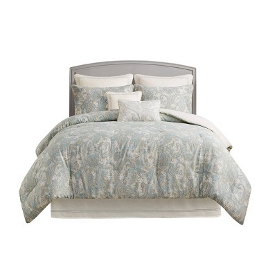 Gracie Mills Christi Paisley 4-Piece Cotton Comforter Set