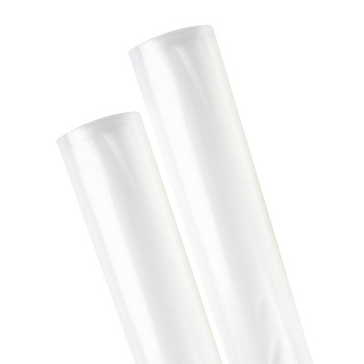 Clear BPA-Free Polyethylene Vacuum Sealer Rolls, 8" x 20', 2-Pack
