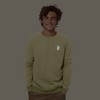 Dalix Mushroom (Glow in the Dark) Embroidered Fleece Sweatshirt Pullover Mens - 2 of 4