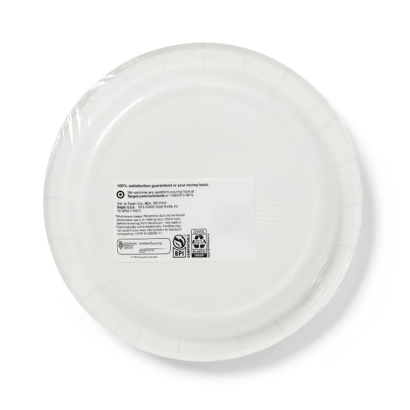 Disposable Plate 10&#34; - Spring Floral - 24ct - up &#38; up&#8482;, 3 of 4