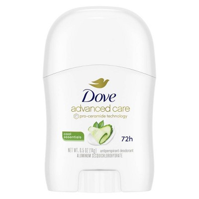 Dove Beauty Advanced Care 72-Hour Cool Essentials Antiperspirant & Mini Deodorant Stick - Travel Size - 0.5oz