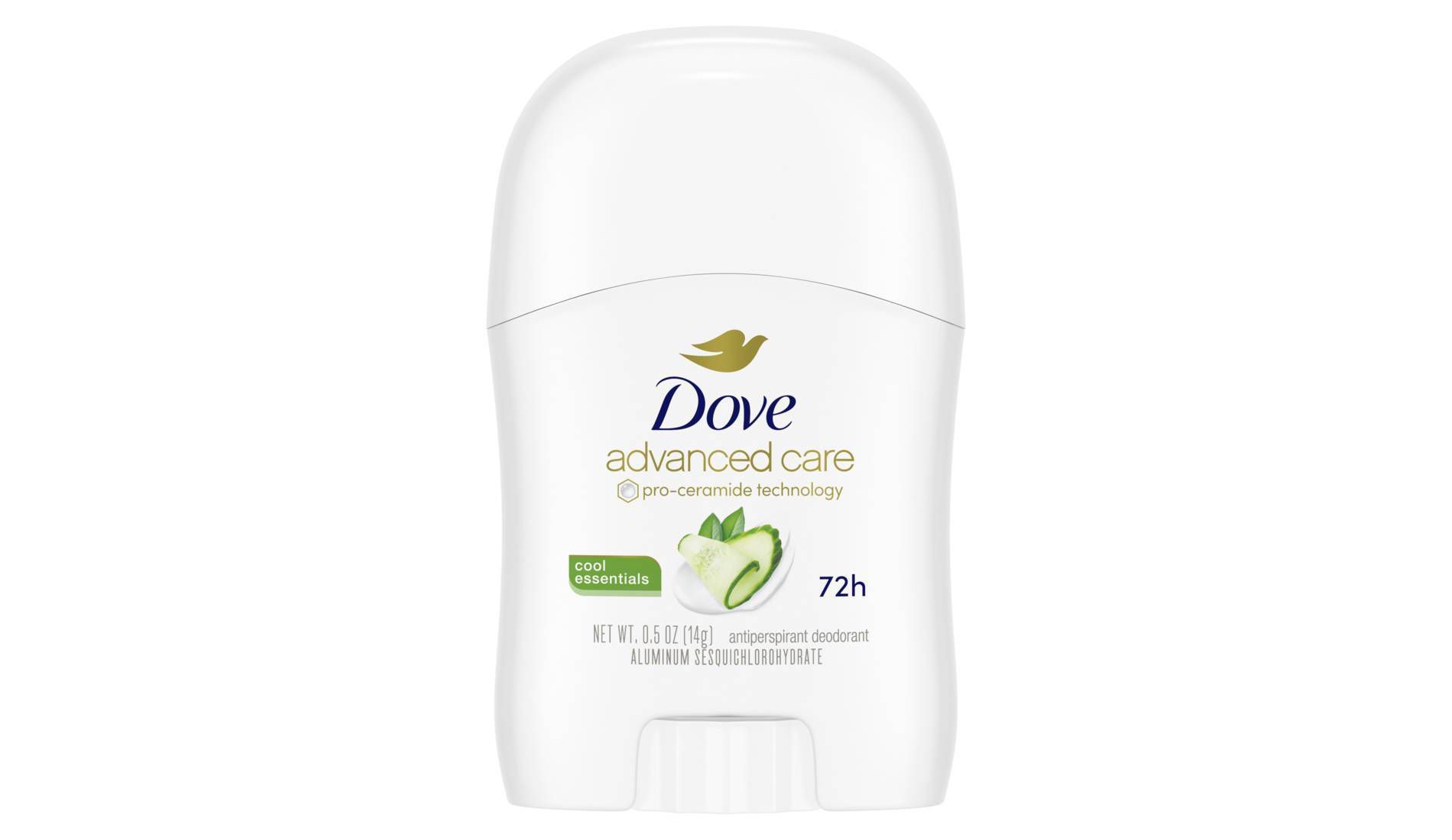 Dove Beauty Advanced Care 72-Hour Cool Essentials Mini Antiperspirant & Deodorant Stick - Travel Size - 0.5oz