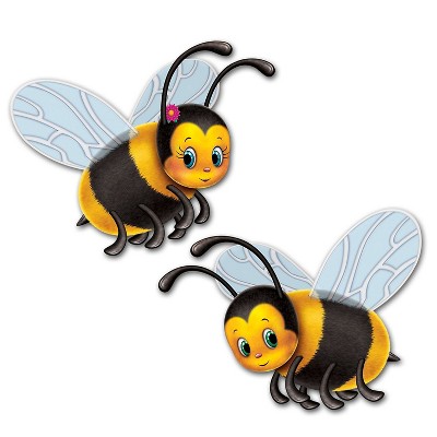 Beistle 17" Bumblebee Cutouts; 10/Pack 57781