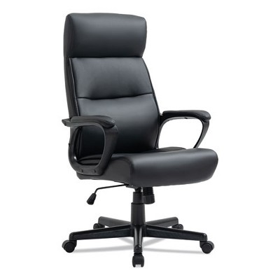 Alera Alera Oxnam Series High-Back Task Chair, Supports Up to 275 lbs, 17.56" to 21.38" Seat Height, Black Seat/Back, Black Base