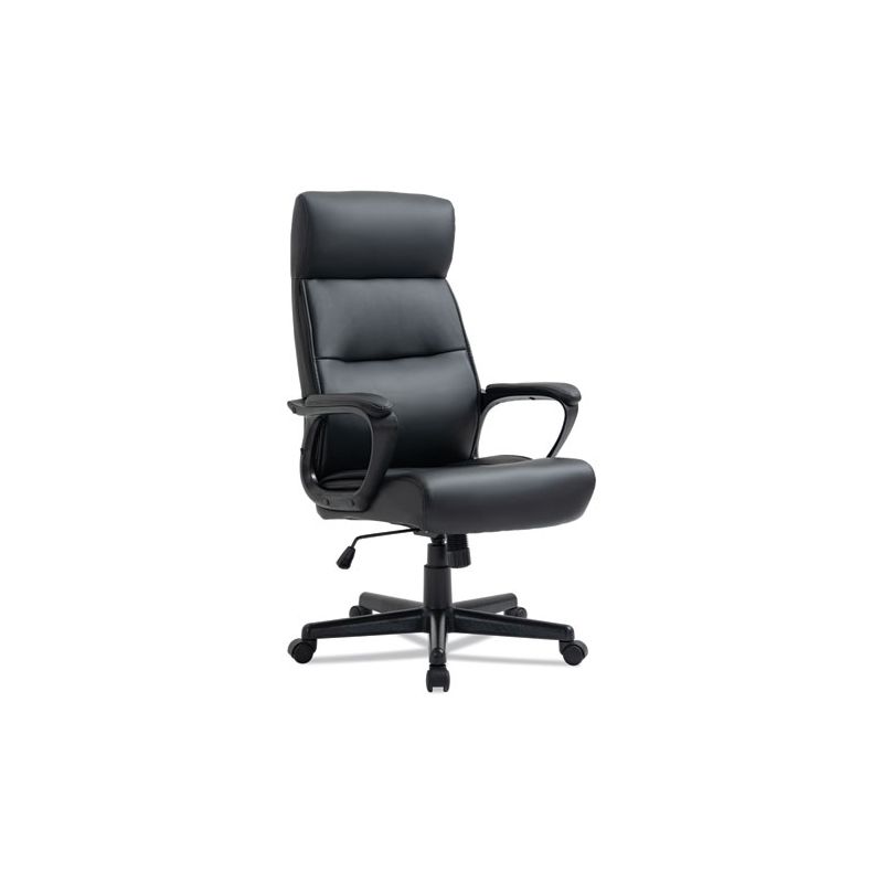 Alera Alera Oxnam Series High-Back Task Chair, Supports Up to 275 lbs, 17.56" to 21.38" Seat Height, Black Seat/Back, Black Base, 1 of 8
