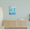 Stupell Industries Striped Coastal Beach Umbrellas Gallery Wrapped Canvas Wall Art - 2 of 3