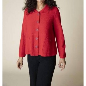 Women's Crinkle Crepe Swing Jacket - habitat - 1 of 4