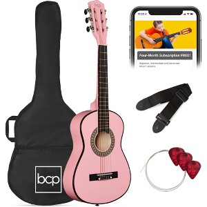 Best Choice Products 30in Kids Acoustic Guitar Beginner Starter Kit with Strap, Case, Strings - 1 of 4