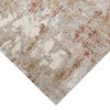 Ivory Red And Gray Abstract Area Rug - 4 of 4
