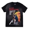 Texas Chainsaw Massacre Oversized Movie Poster Crew Neck Short Sleeve Men's Black T-shirt - 4 of 4