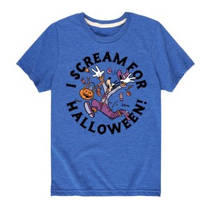 Boys' - Disney - I Scream For Halloween Short Sleeve Graphic T-Shirt - 1 of 4