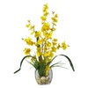 HomeStock Dancing Lady Orchid Liquid Illusion Silk Flower Arrangement - 4 of 4