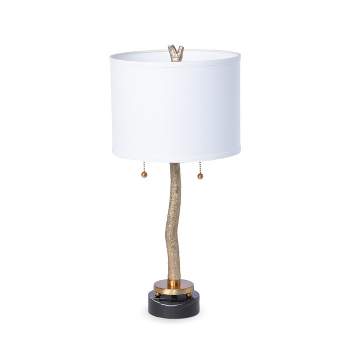 Park Hill Collection Marble Base Branch Lamp