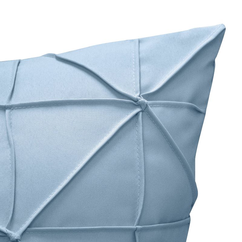 Fishnet Pleat Indoor/Outdoor Throw Pillow - Edie@Home, 4 of 8