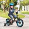 Infans 12" Kids Bike w/Adjustable Saddle Handlebar Removable Training Wheels Handbrake - 3 of 4