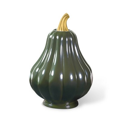 Glass Iridescent Pumpkins Green - Bullseye's Playground™