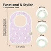 KeaBabies 8-Pack Organic Baby Bibs for Boy, Girl, Drool Bibs, Baby Bib for Girls, Boys,  Newborn Teething Bibs - 2 of 4