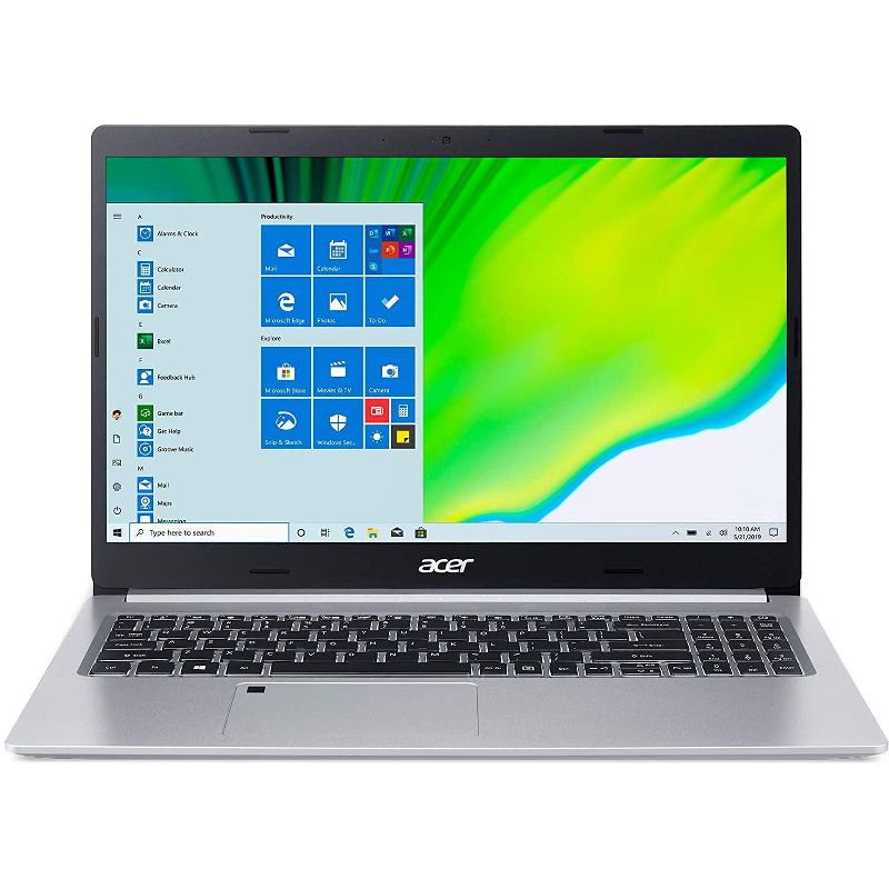 Acer Aspire 5 - 15.6" Laptop AMD Ryzen 3 4300U 2.7GHz 4GB Ram 128GB SSD Win10HS - Manufacturer Refurbished, 1 of 5