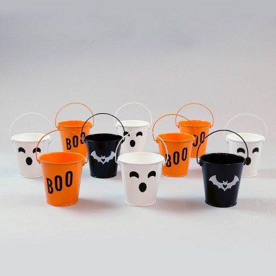 10ct Tin Pail Black/Orange/White - Bullseye's Playground™