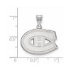 Black Bow Jewelry 14k White Gold Montreal Canadiens NHL Medium Pendant - 2 of 3