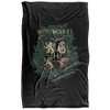 Harry Potter Hogwarts Green and Gold Floral Crest Silky Touch Super Soft Throw Blanket 36" x 58",Hogwarts Green and Gold Floral Crest - 2 of 4