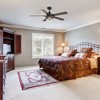 Airsurfer 52" Matte Black Ceiling Fan with Color-Changing LED Light, Dual-Tone Wood Blades, 5-Blade Design, Remote Control Included - 3 of 4