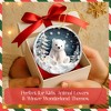 2025 Polar Bear Christmas Ornament – White Winter Wonderland Ornament– Dated Ornament 2025 - 2 of 4